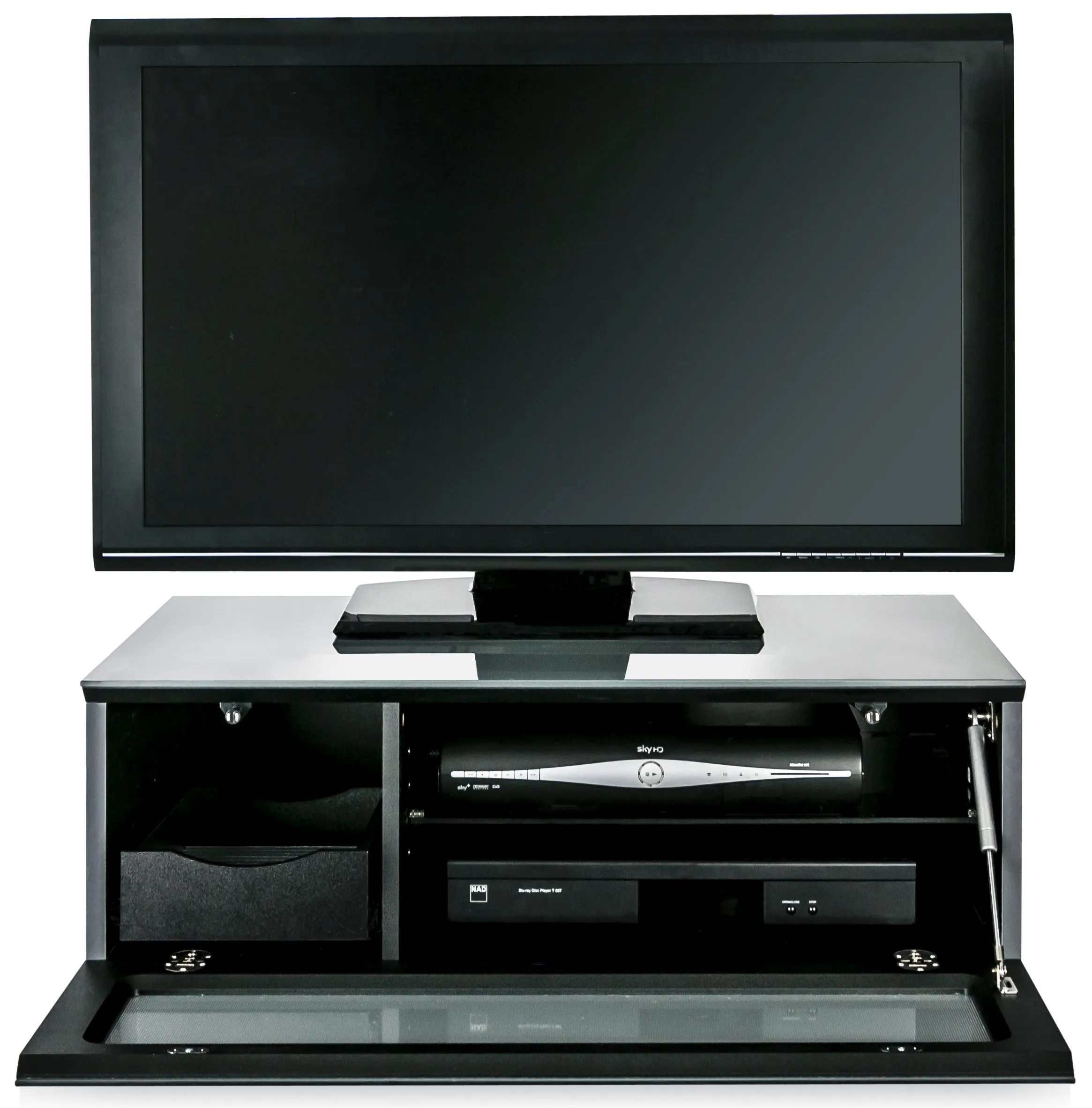 Product photograph of Alphason Element Grey Tv Cabinet For 39inch from Choice Furniture Superstore.